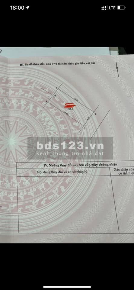 Bán gấp 98m dãy OLK5 TĐC Trâu Quỳ, Gia Lâm Hà Nội sổ đỏ chính chủ, lh 0326932222