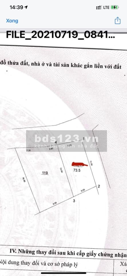 Cần thanh khoản nhanh lô góc DT 73.5m2 tại Khoan Tế, xã Đa Tốn - Đất đẹp tiềm năng