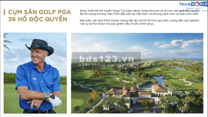 Sở hữu căn biệt thự hạng sang trong lòng sân PGA golf tại Siêu thành phố biển Novaworld Phan Thiết.