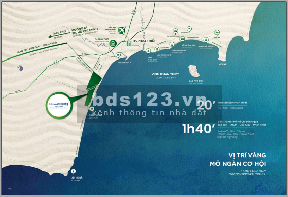 Sở hữu căn biệt thự hạng sang trong lòng sân PGA golf tại Siêu thành phố biển Novaworld Phan Thiết.