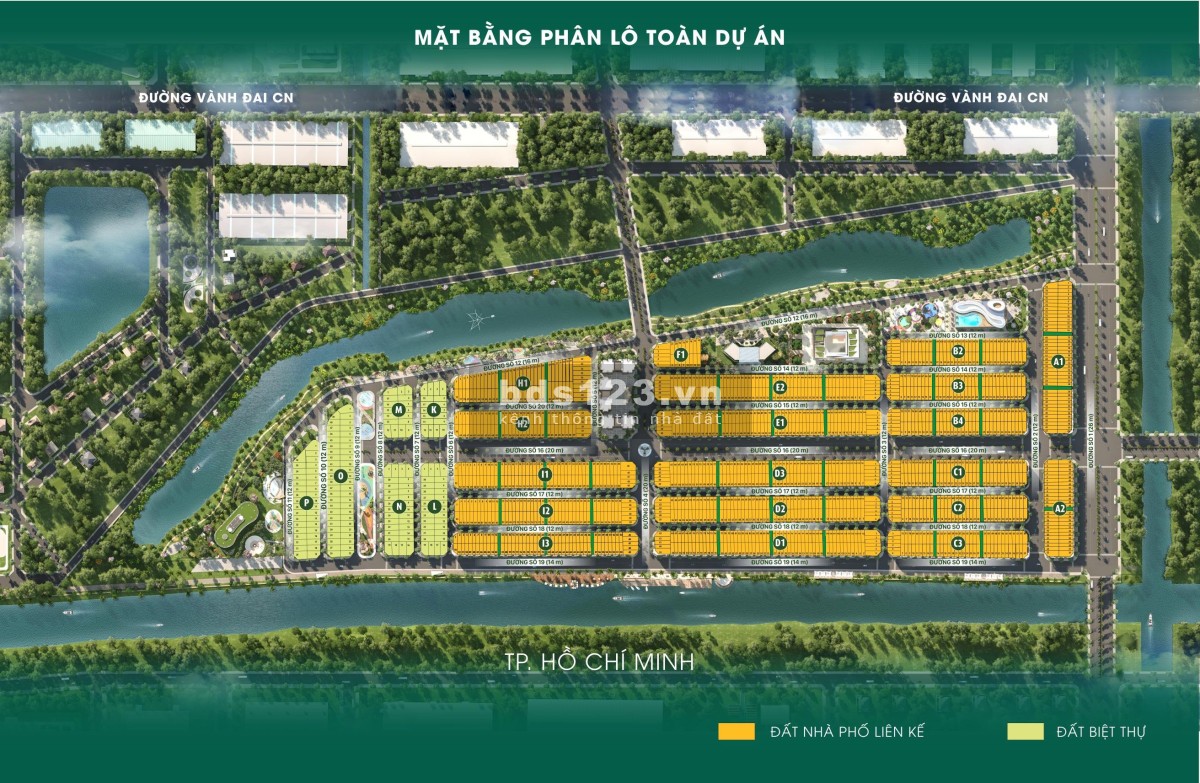 Bán đất nền KDC Đức Hoà Đông 3 mặt tiền lớn ĐT 822D + Tỉnh lộ 10 + ĐT 823B