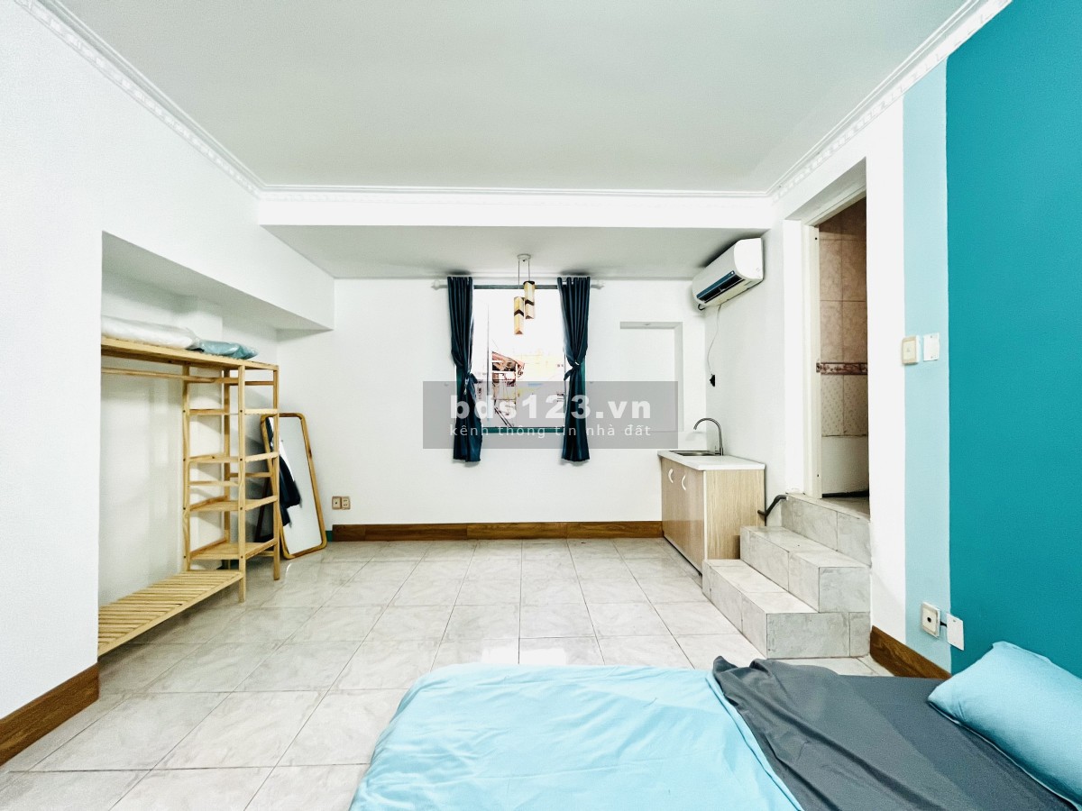 Phòng trọ cao cấp full nội thất 1PN ngay vòng xoay Lê Đại Hành lh 0389.903.025