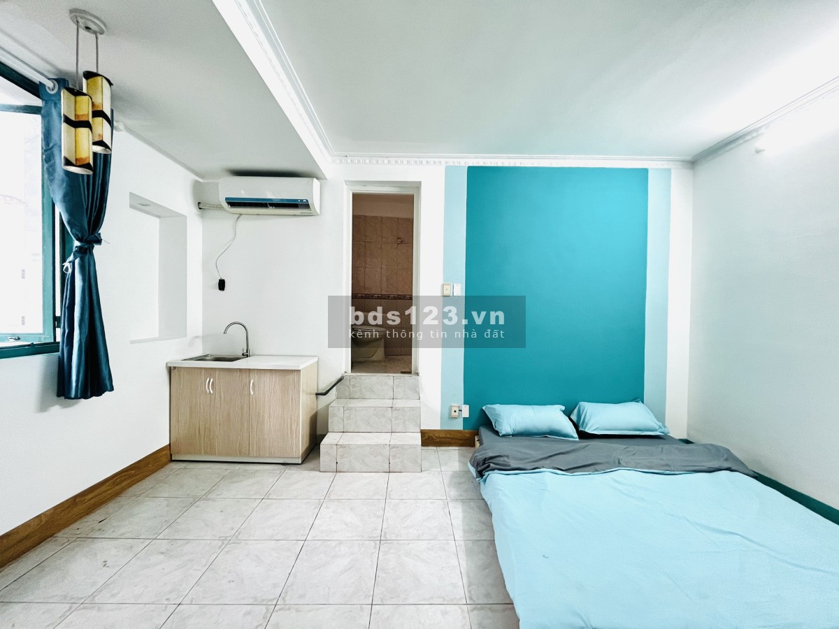 Phòng trọ cao cấp full nội thất 1PN ngay vòng xoay Lê Đại Hành lh 0389.903.025