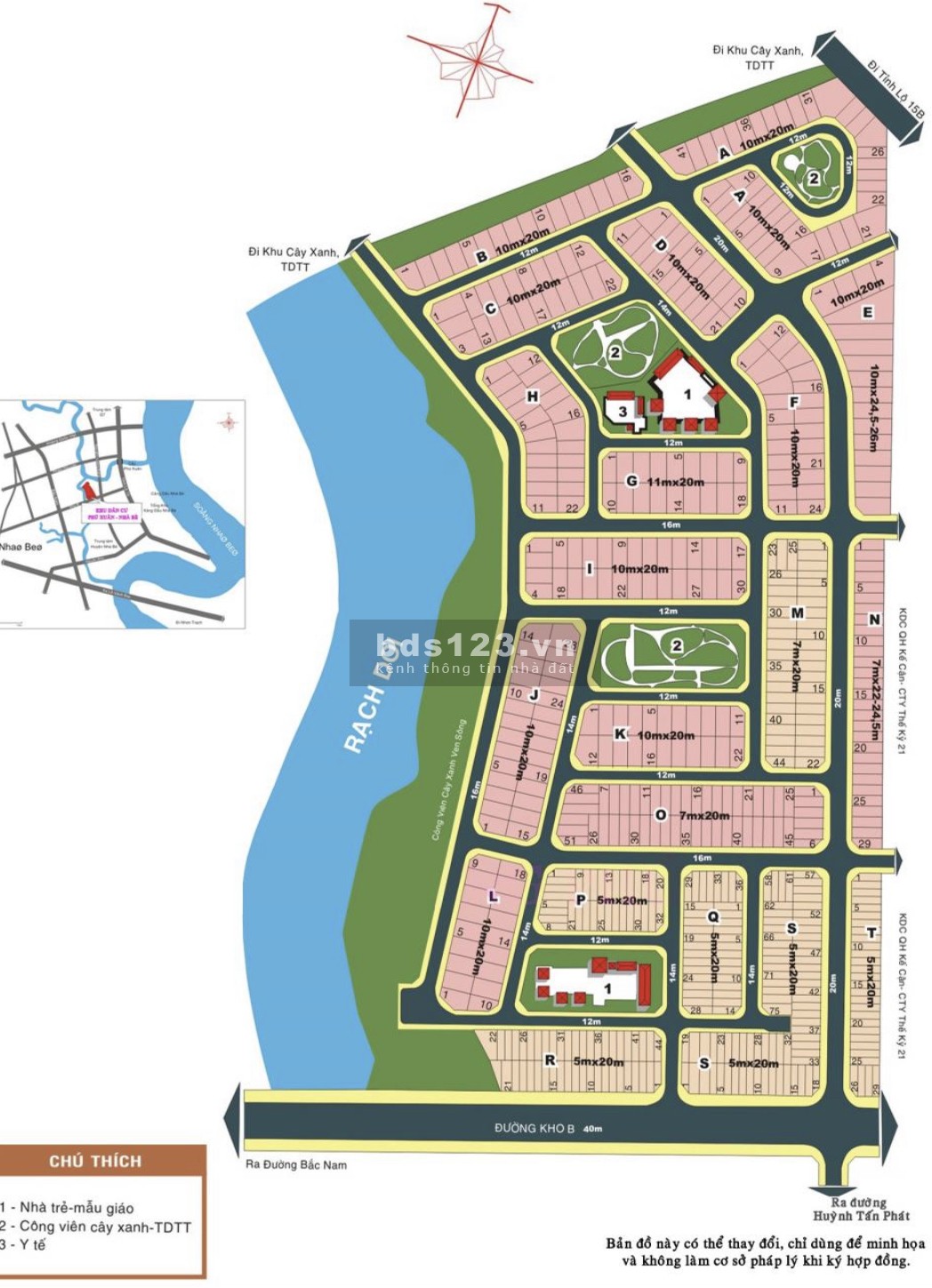 Cần bán lô đất biệt thự ven sông Phú Xuân Hồng Lĩnh Nhà Bè view đẹp giá đầu tư