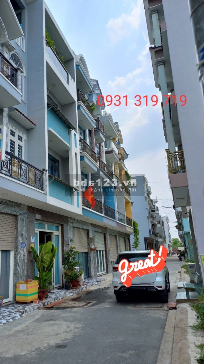 Nhà 1T2L1ST- đường số 1 khu dân cư hiện hữu nhiều tiện ích , P. Bình Hưng Hòa B, Q. Bình Tân.