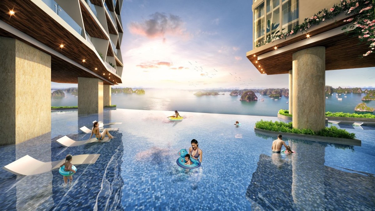 Căn hộ 5 sao cao cấp The Holiday Quảng Trường Sun Carnival với view Vịnh Hạ Long, giá tốt ưu đãi