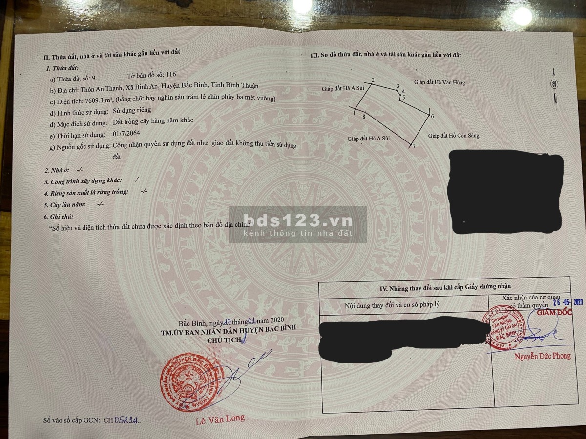 Đầu tư đất trang trại Bắc Bình đón đầu quy hoạch tỉnh Bình Thuận lh 0933496299