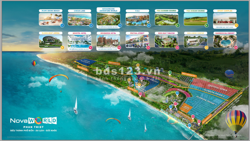 Siêu hót chỉ nhỉnh 8tỷ-FLORIDA 2 biệt thự song lập vị trí căn góc xẻ khe tại Novaworld Phan Thiết.