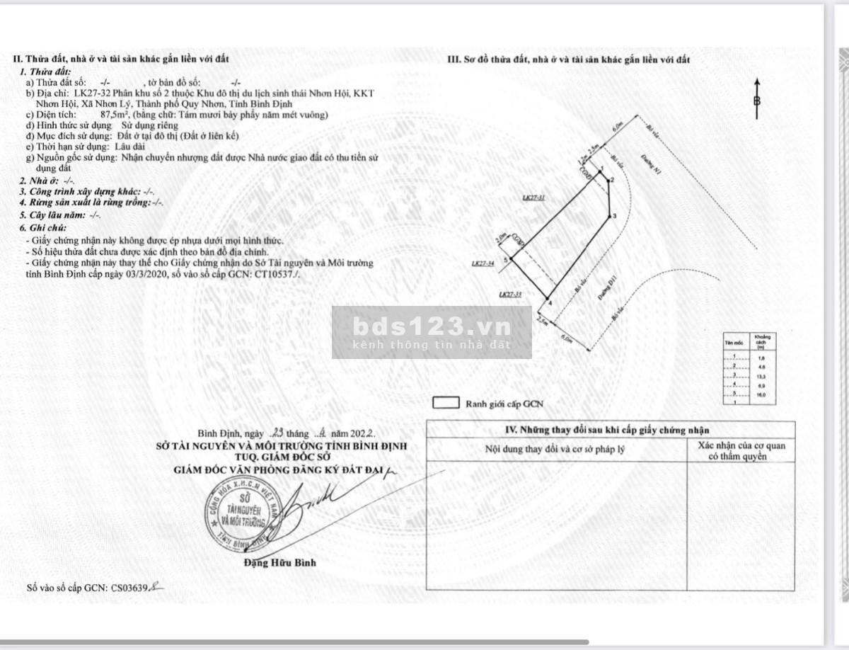 Cần bán lô góc lk 27-32 pk2 diện tích sử dụng 87,5m2 giá đầu tư sinh lời