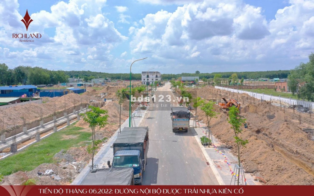 Đất nền Bến Cát - Richland Residence Kim Oanh - Chỉ 550tr/nền pháp lý chuẩn