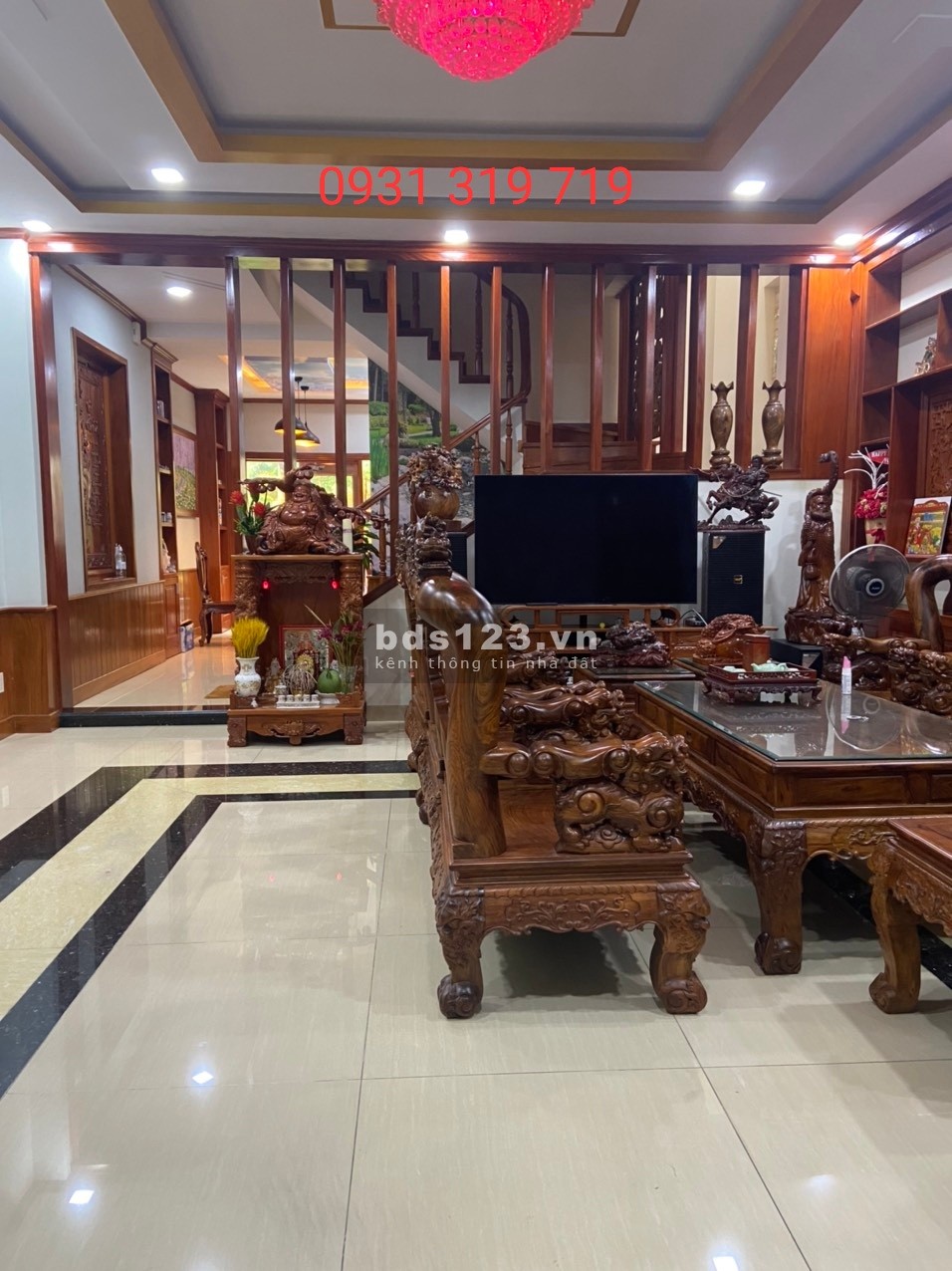 Bán nhà 1T2L1ST nội thất gỗ cao cấp,  đường số 1 khu dân cư đầy đủ tiện ích, P. Bình Hưng Hòa B