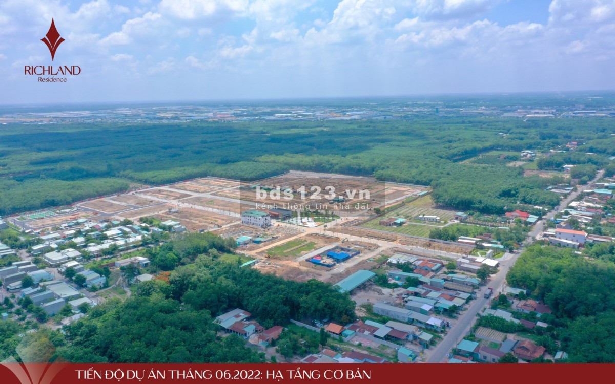 Richland Residence rất tiềm năng đầu tư tại Bến Cát, ngân hàng hỗ trợ vay 55%