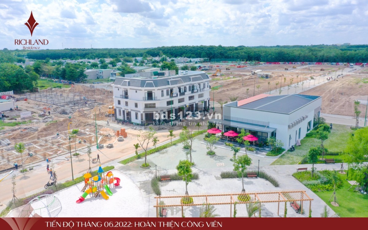 Richland Residence rất tiềm năng đầu tư tại Bến Cát, ngân hàng hỗ trợ vay 55%