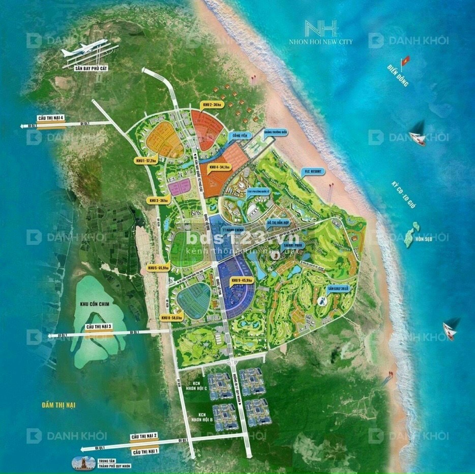 Dự án Nhơn Hội New City nhận bookinh ngay trao quà liền tay, giá tốt đầu tư