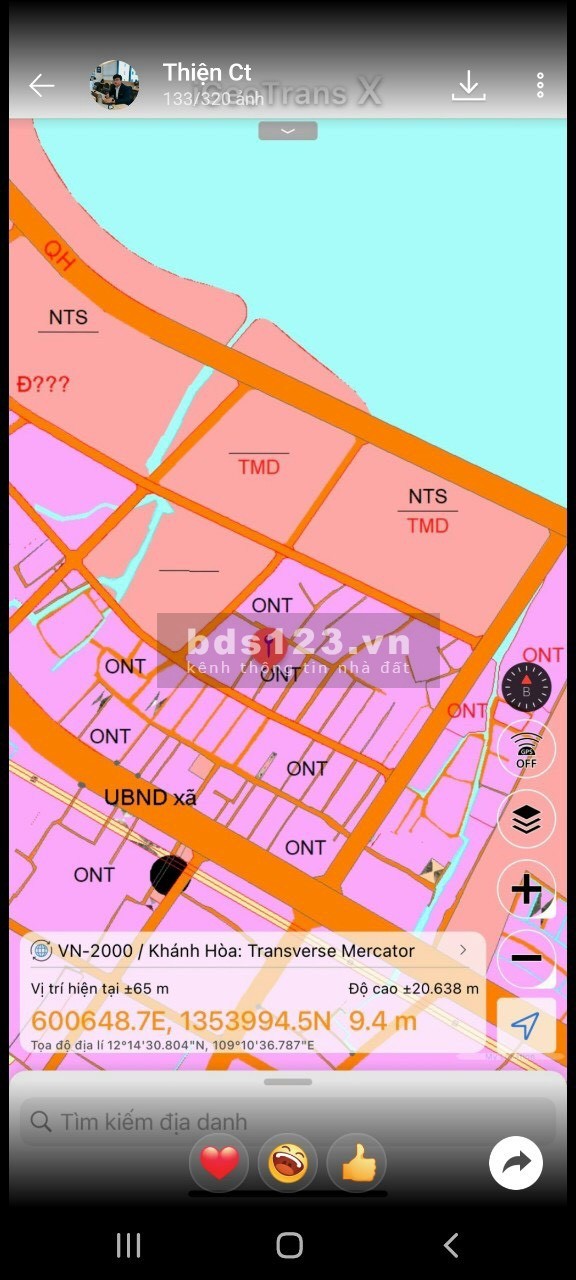 Bán 108m2 đất ONT ven đầm thủy triều Cam Thành Bắc gần khu TĐC Vin đang triển khai