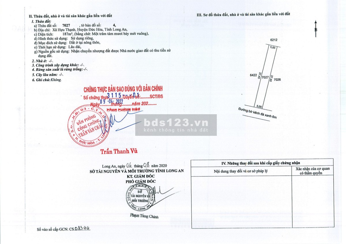 Đất nền giá rẽ thổ cư 100% SHR thuộc ĐT 824, Hựu Thạnh, TP. Đức Hoà