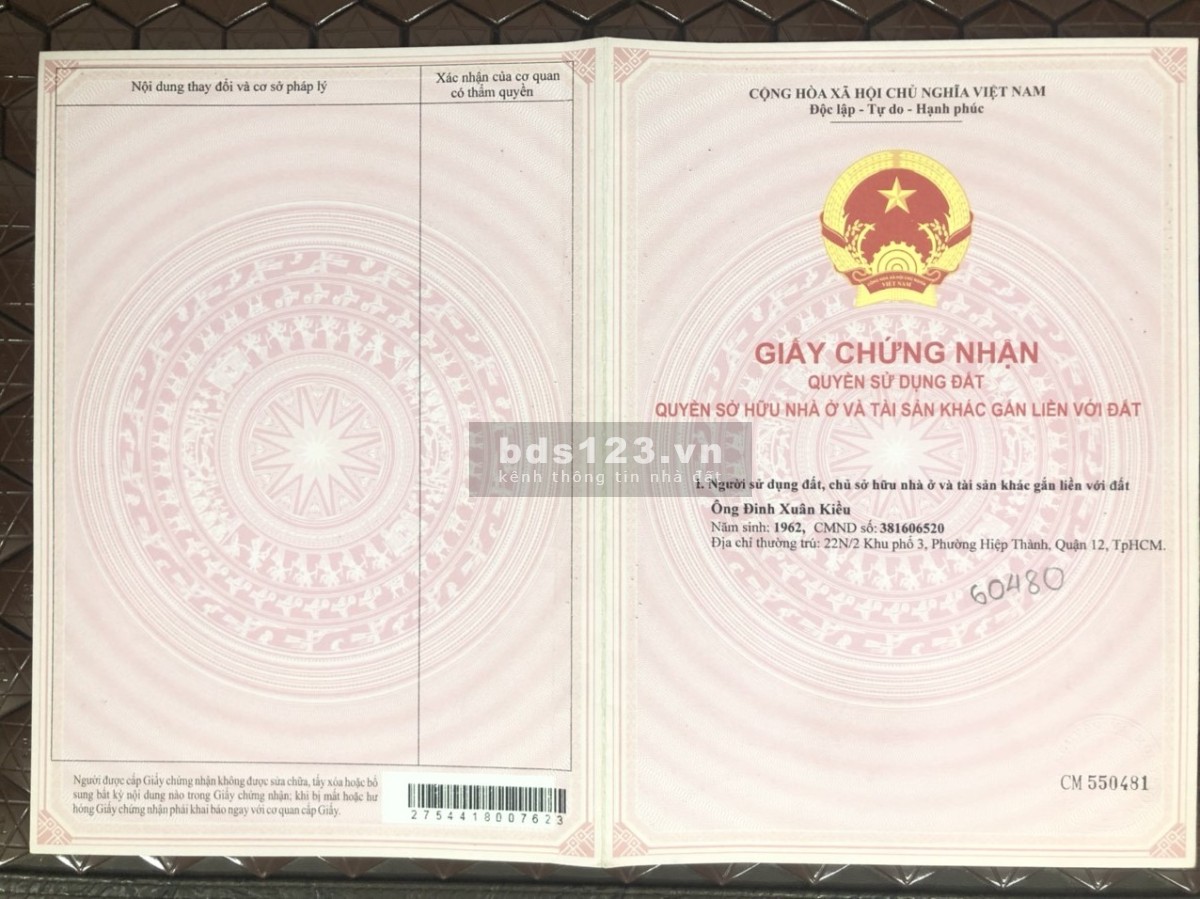 Bán đất nền Full thổ cư 5x25 đường số 237 Hòa Phú Củ Chi, cách đường Bến Than 500m