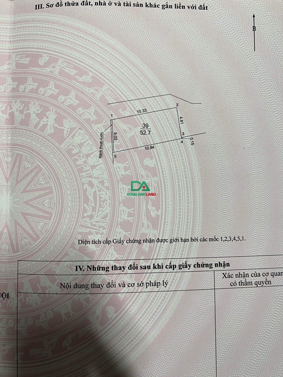 Bán đất Đông Anh HN diện tích 52.7m2 tại Uy Nỗ. Vị trí lô góc nằm ngay ĐG Hậu Oai