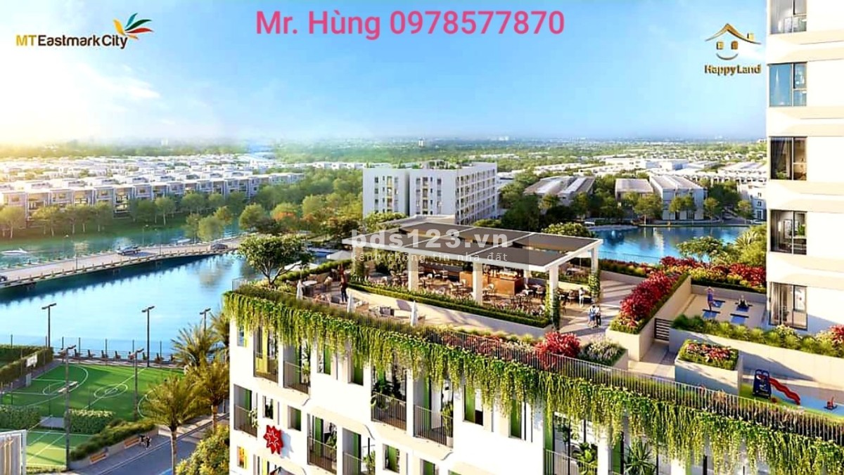 Bán căn hộ MT Eastmark City 1+1PN 39tr/m2. T/Toán 30% nhận nhà . N/Thất cao cấp