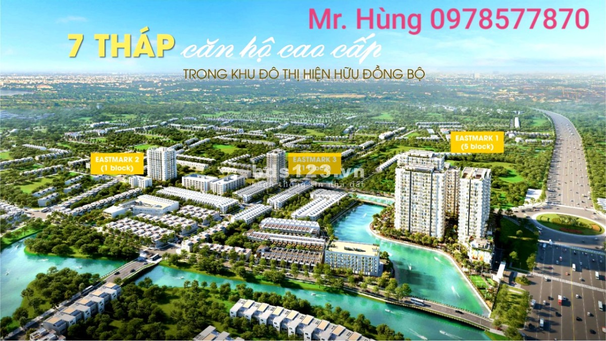 Bán căn hộ MT Eastmark City 1+1PN 39tr/m2. T/Toán 30% nhận nhà . N/Thất cao cấp