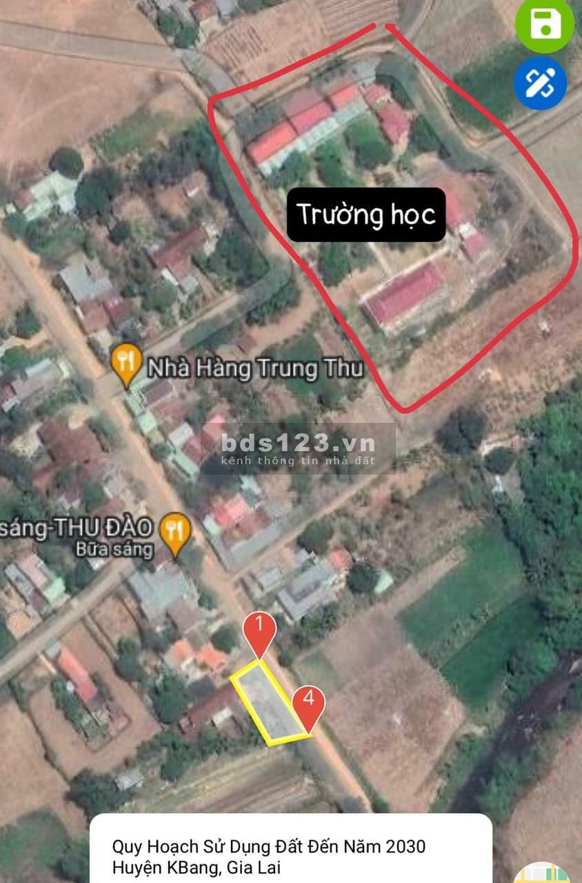 356m2 đất thổ cư Gia Lai - mặt tiền betong liên xã ngay khu dân cư giá 380tr