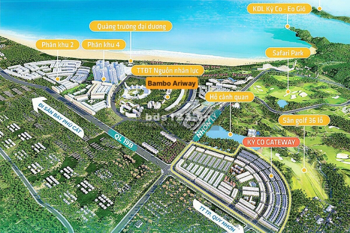 Đầu tư đất biển sở hữu lâu dài, Kỳ Co Gateway Quy Nhơn tiện ích đầy đủ