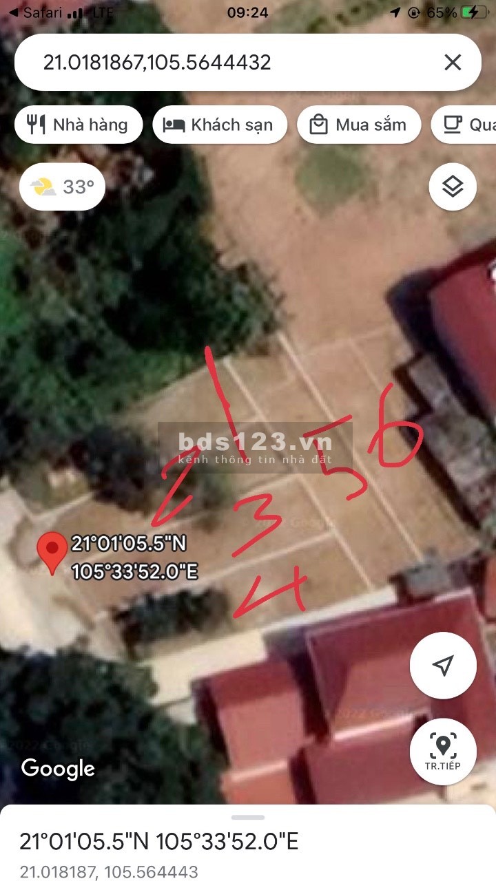 Đầu tư đất nền Hoà Lạc Thạch Thất chỉ từ 1 tỷ/lô sẵn sổ đỏ bao phí sang tên