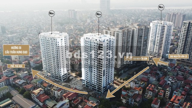 Căn hộ trung tâm Long Biên vào trung tâm chỉ 8 phút giá từ 2.8 tỷ/căn ban công dài