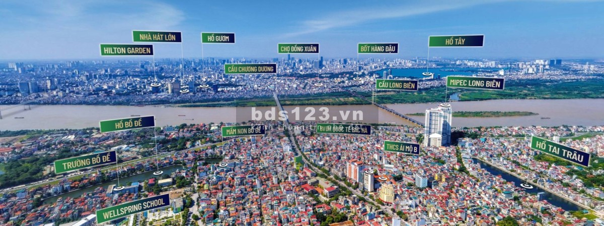 Căn hộ trung tâm Long Biên vào trung tâm chỉ 8 phút giá từ 2.8 tỷ/căn ban công dài