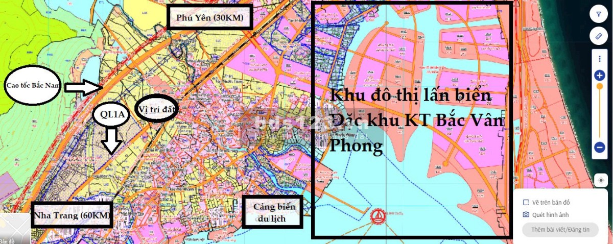 Bán đất nền tái định cư Vạn Long - Kề dự án đô thị Biển Sun Group, khu kinh tế Vân Phong