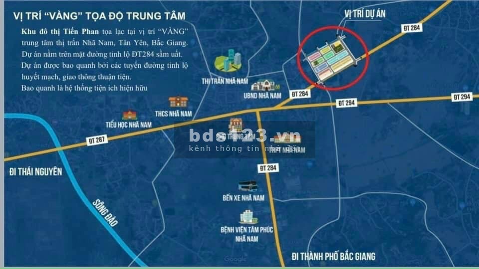 Mở bán đất nền dự án Tiến Phan. Đầu tư thấp - lợi nhận cao