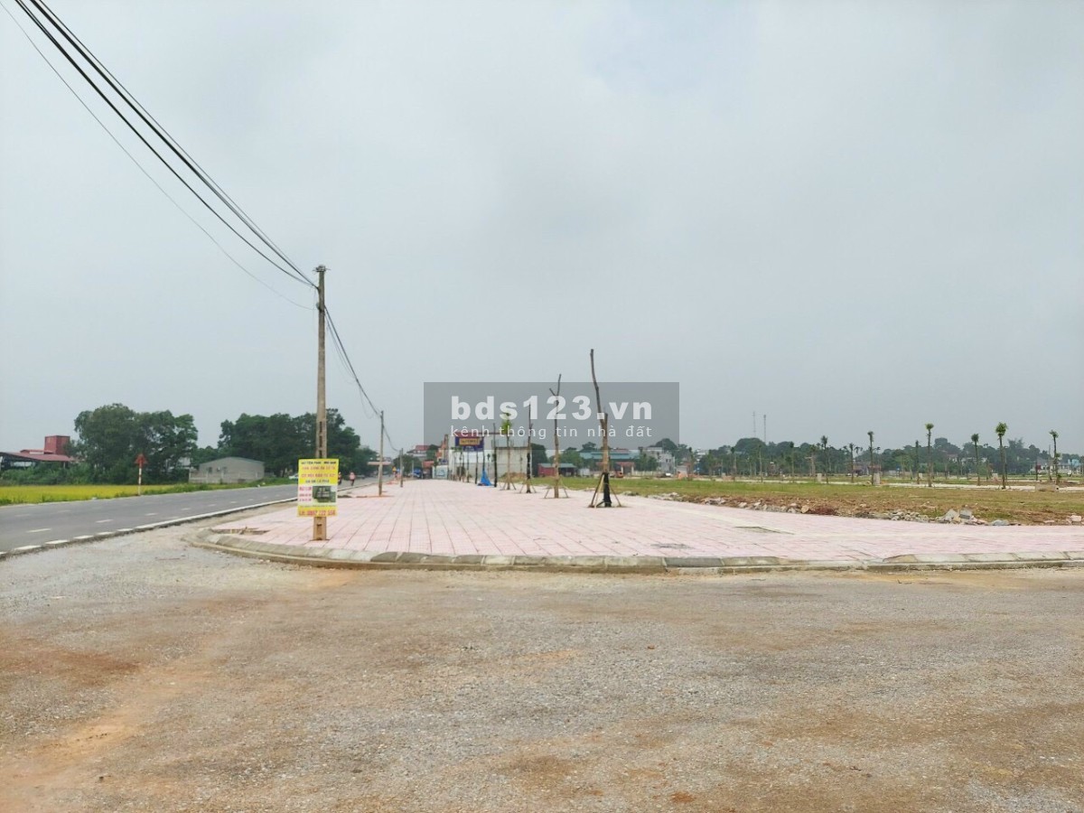 Bán đất thị trấn Nhã Nam Bắc Giang lô góc duy nhất đẹp nhất dự án