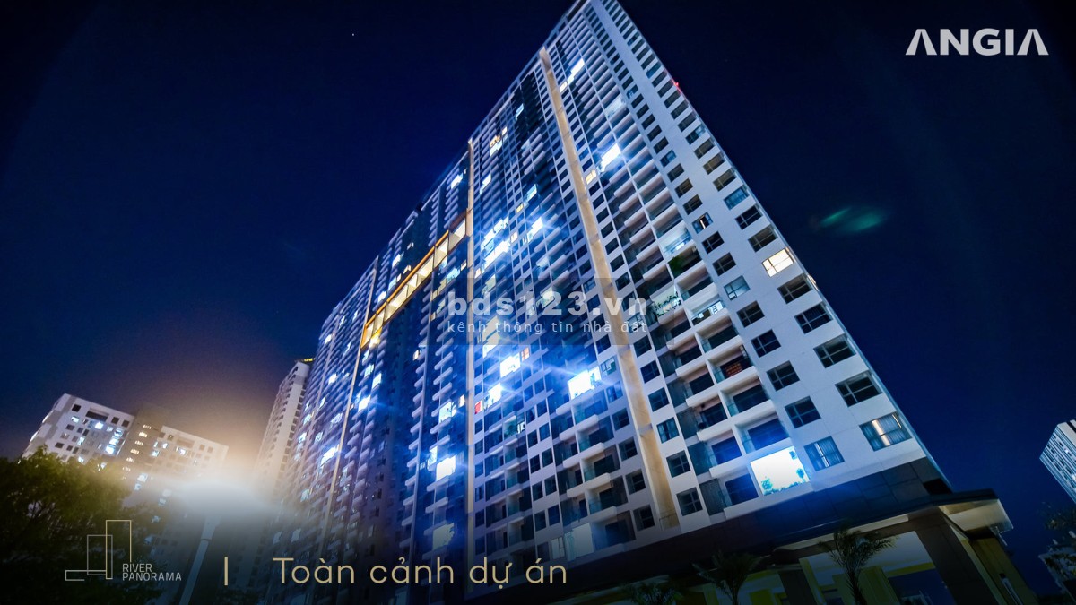 Cập nhật căn hộ RIVER PANORAMA giá cực rẻ chỉ 3,7 tỷ căn 3 pn 2 wc tầng cao view sông