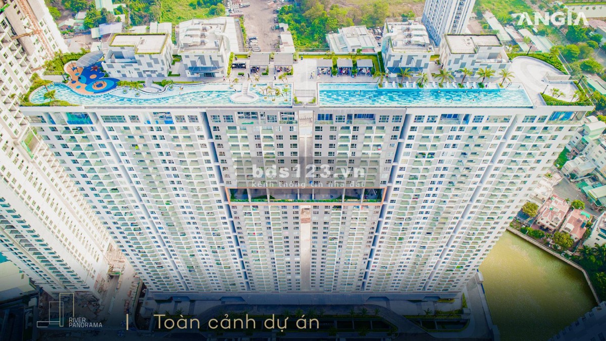 Cập nhật căn hộ RIVER PANORAMA giá cực rẻ chỉ 3,7 tỷ căn 3 pn 2 wc tầng cao view sông