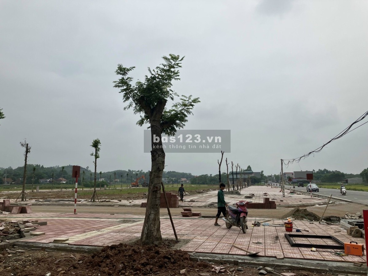 Bán đất thị trấn Nhã Nam Bắc Giang lô góc duy nhất đẹp nhất dự án