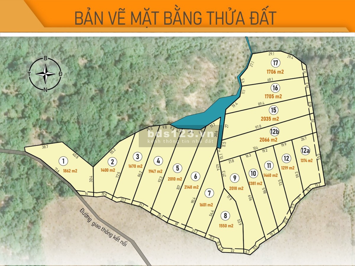 Chính chủ gởi bán 16 lô vị trí đắc địa view hồ Trị An, liền kề khu du lịch Tropical E-glamping