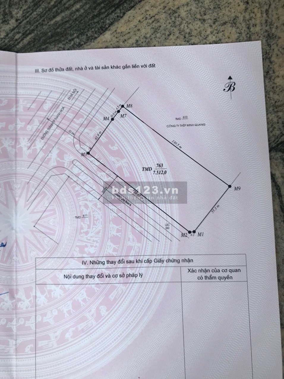 Sang nhượng khu đất Dịch vụ thương mại 50 năm mặt đường tránh TP Thanh Hoá