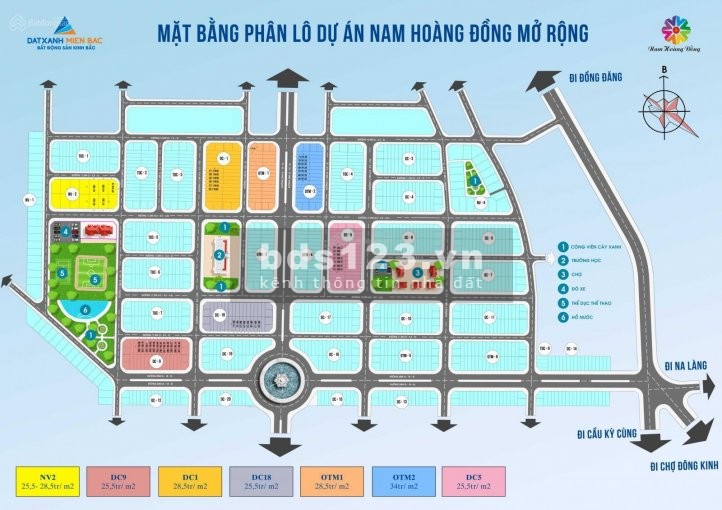 Cần bân lô đất tại Tp Lạng Sơn, dự án khu đô thị Nam Hoàng Đồng