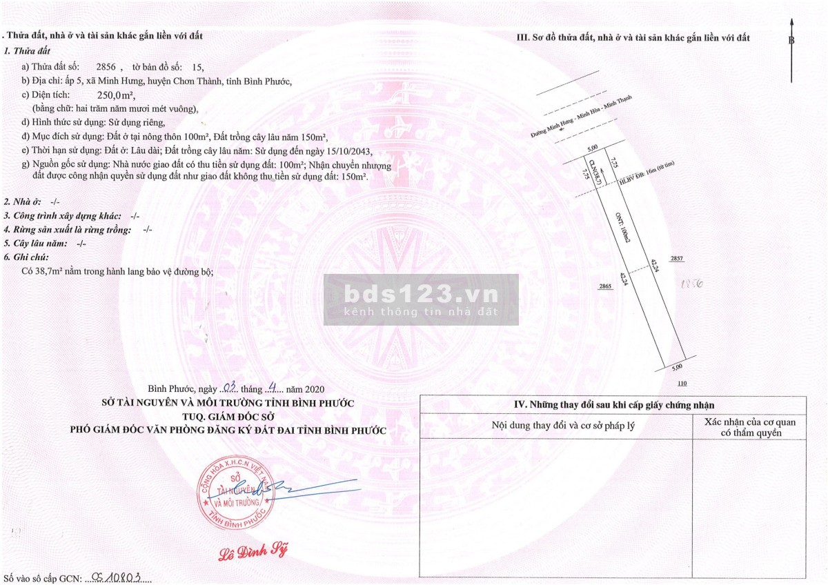 Đất nền ngay trung tâm Chơn Thành - Bình Phước liền kề Quốc Lộ 13