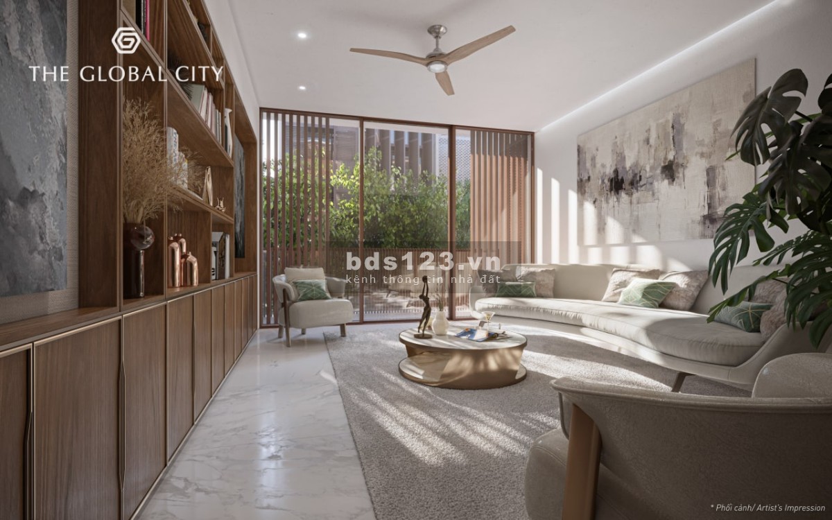 Bán căn hộ view kênh đào tình yêu The Global City căn góc tầng cao
