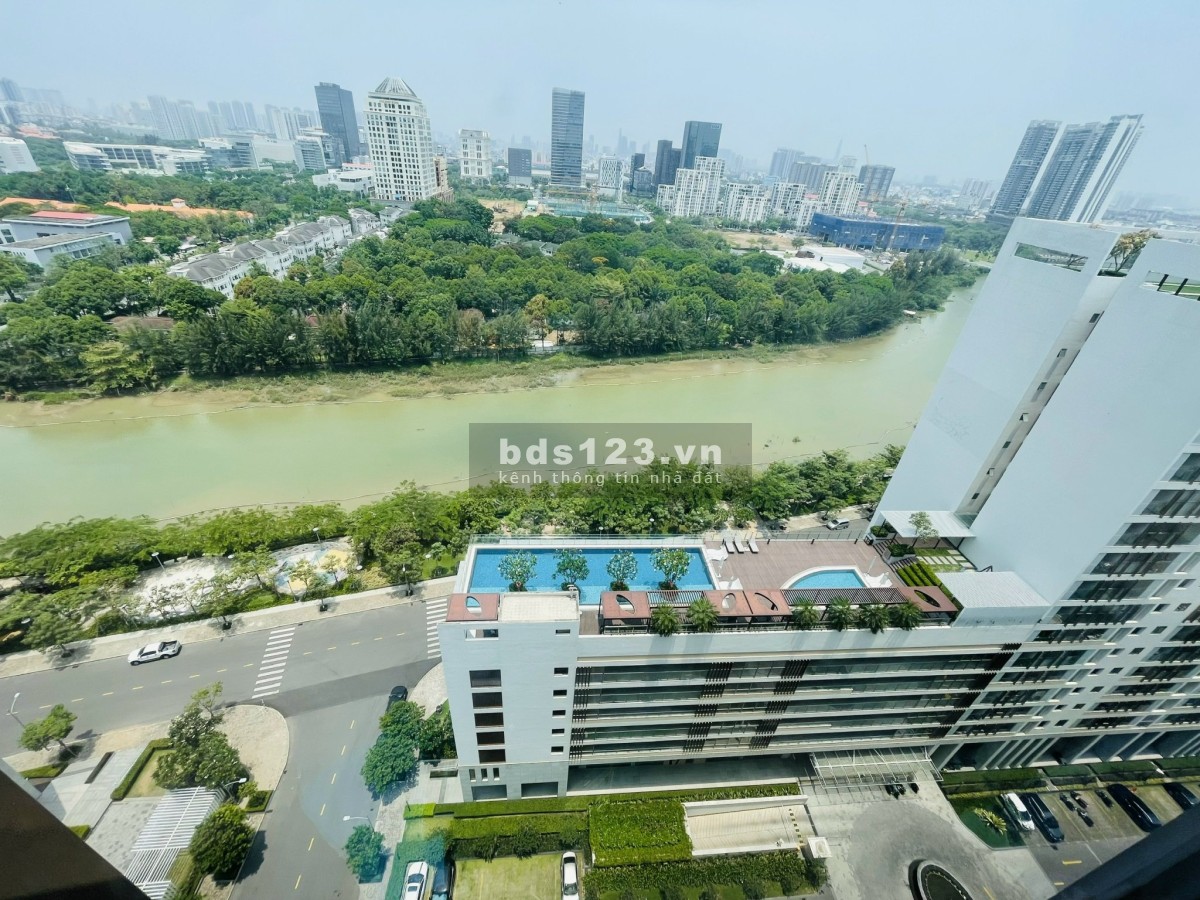 Bán căn hộ Midtown 3 PN, 130m2, view sông, full nội thất, giá bằng căn ko nội thất