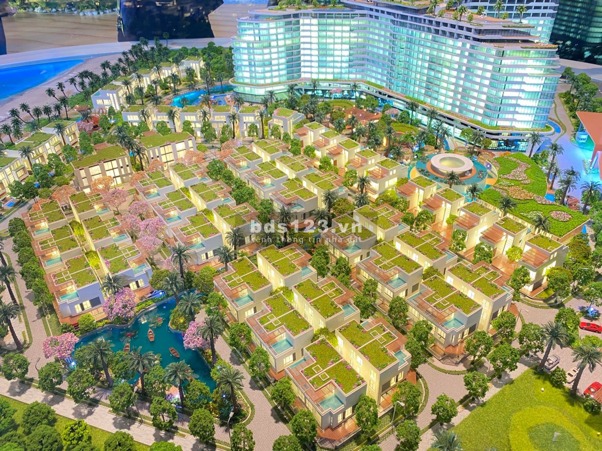 Biệt thự nghĩ dưỡng Charm Resort Hồ Tràm căn hóc hoa hậu mặt tiền biển