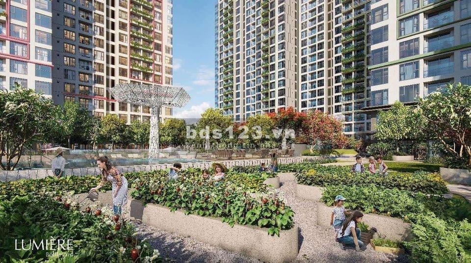 Căn hộ quận 9 căn góc tầng cao view sông Đồng Nai dự án Lumiere Boulevard