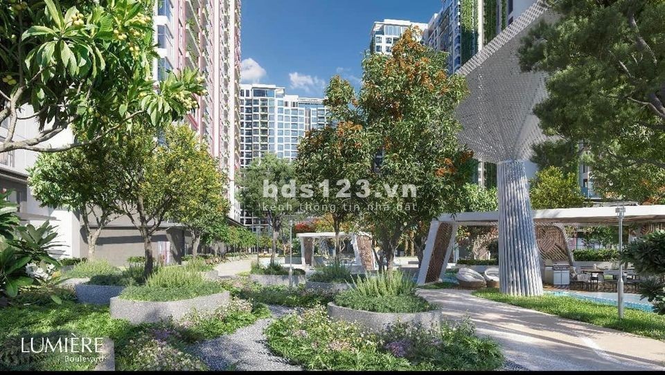 Căn hộ quận 9 căn góc tầng cao view sông Đồng Nai dự án Lumiere Boulevard