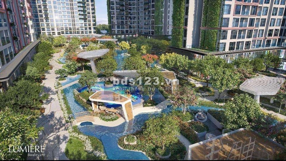 Căn hộ quận 9 căn góc tầng cao view sông Đồng Nai dự án Lumiere Boulevard