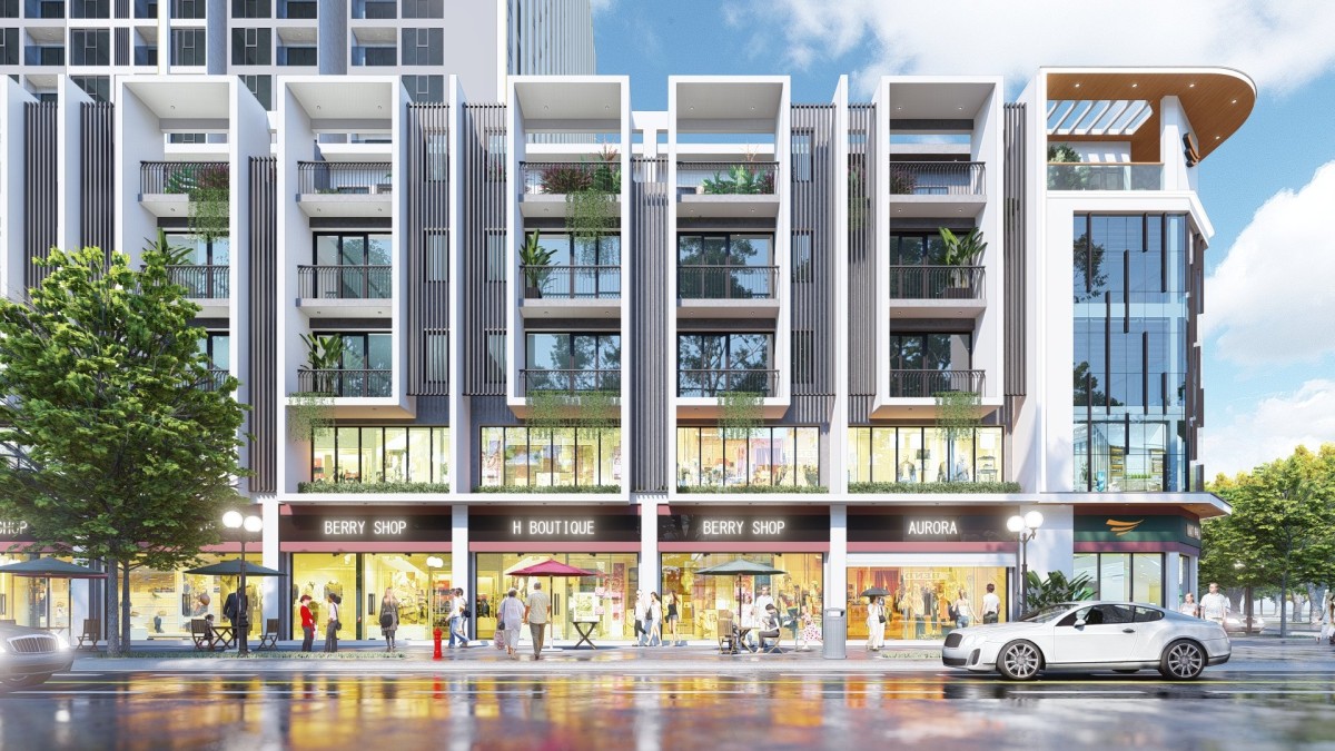 Bán suất ngoại giao shophouse chân đế hai tòa tháp đôi víp nhất Bắc Giang