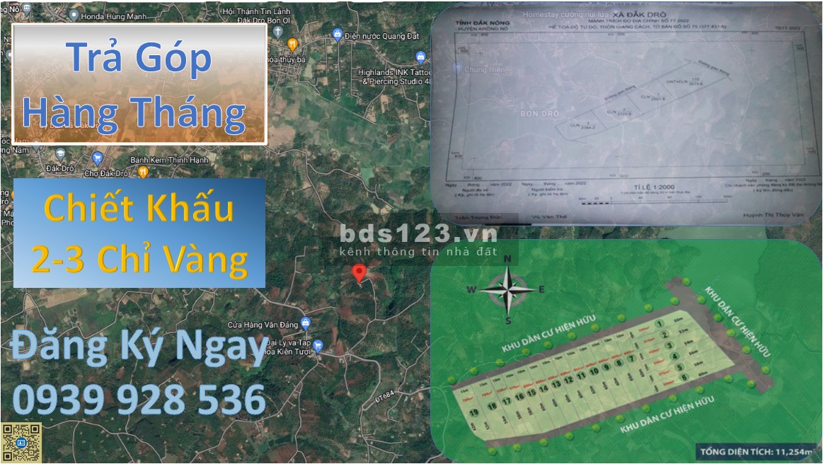 Mua bán nhà đất tại Đak Nông giá rẻ chỉ từ 360tr/600m2. LH xem đất MIỄN PHÍ NGAY 0972521220