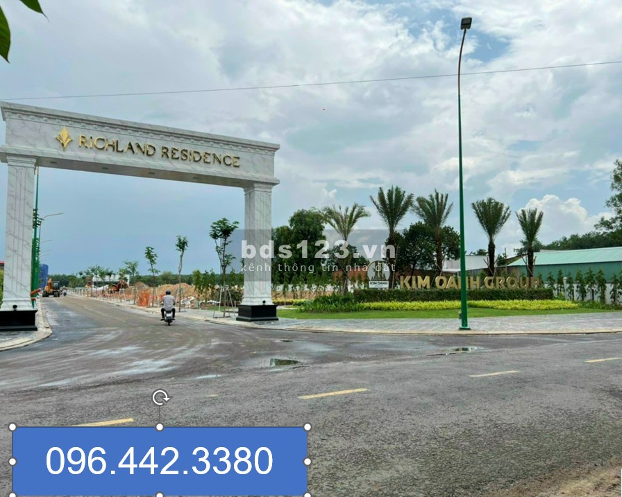 1 lô ngoại giao đặc biệt của dự án Richland Hoà Lợi giá cực tốt cho nhà đầu tư