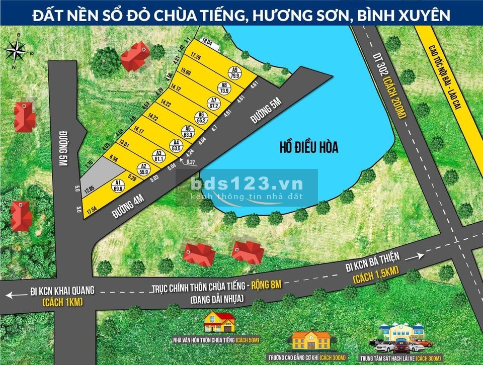 Bán đất Chùa Tiếng Hương Sơn Bình Xuyên Vĩnh Phúc liên hệ 0352567656