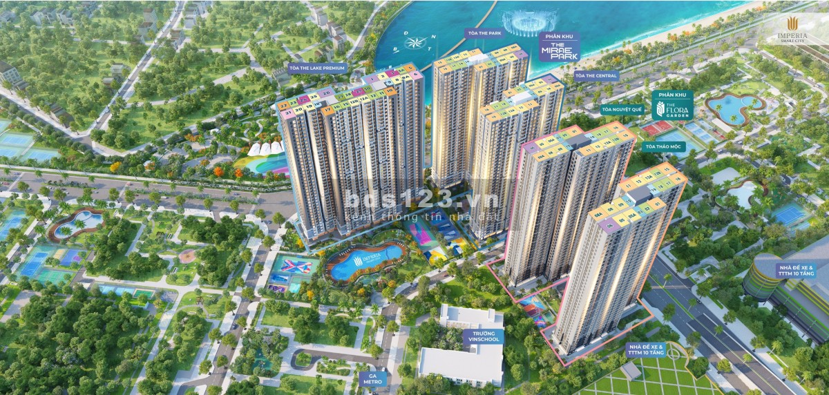 Bán căn hộ chung cư tại tòa THE LAKE PREMIUM, Phân khu THE MIRAE PARK.